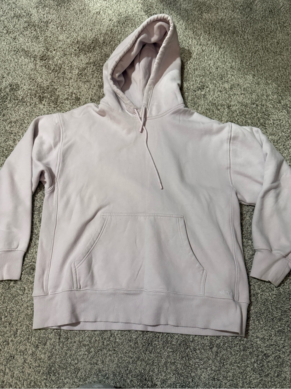 Aritzia Men's Crewneck Hoodie - Light Pink